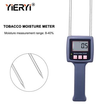 yieryi 100% New Brand TK100T Portable Digital Moisture Meter Tobacco Moisture Meter Tester