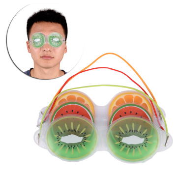 1Pc Ice Gel Eye Mask Sleep Well Compress Cute Fruit Gel Eye Fatigue Relief Cooling Eye Care Relaxation Eye Shield Mask Tool