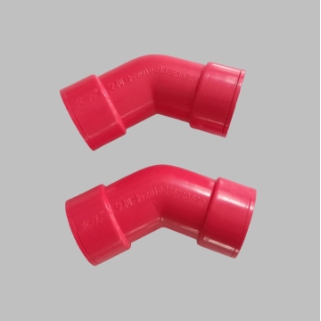 45 Degree Elbows Red Size 2 Inch