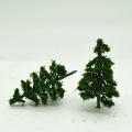 3/4/5/7/9CM green color Railroad Layout Architectural model making materials scale plastic model tree