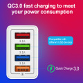 USB Charger 3.1A EU/US Fast Charger Quick Charge 4.0 3.0 For Samsung iPhone 11 7 X Xiaomi 4 Ports Mobile Phones charger adapter