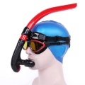 profession Diving Snorkel Wet Breathing Tube Center Mount Silicone Mouthpiece One-way Valves Adjustable Diving Snorkeling Gear