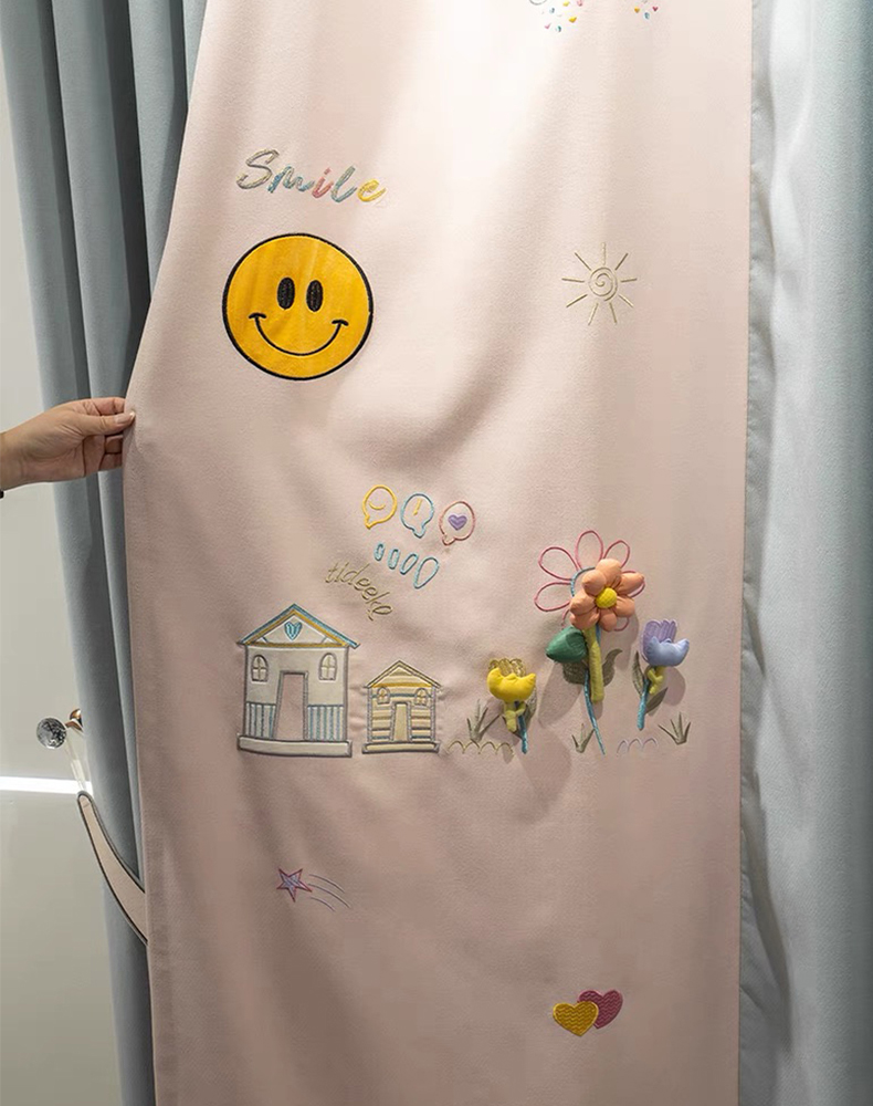 Blackout Cartoon Curtains
