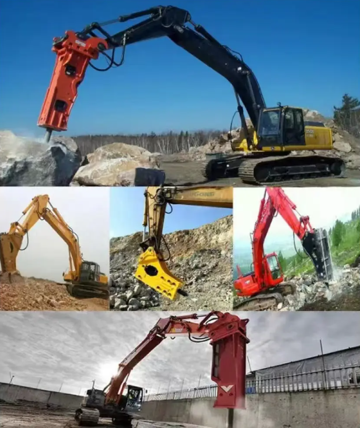 Excavator Crushing Hammer