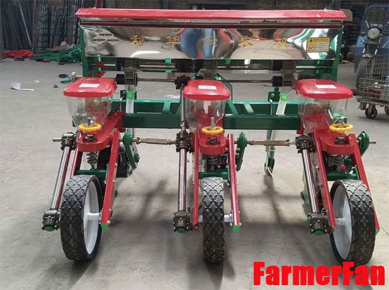 6-row soybean planter, four wheels tractor driven, multifunctional corn and soybean precision planter, sorghum planter