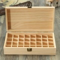 32 Grid Wooden Storage Box Organizer Essential Oil Bottles Jewelry Treasure Case Makeup Cosmetics Organizer For Home