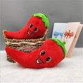 New 1PCS 20CM Red Simulation Pepper Plush Toy PP Cotton Filled Simulation Vegetable Pendant Fun Hot Sale Cheap HANDANWEIRAN