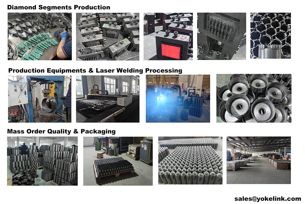 Yokelink Diamond Core Drill Bit Production Pr