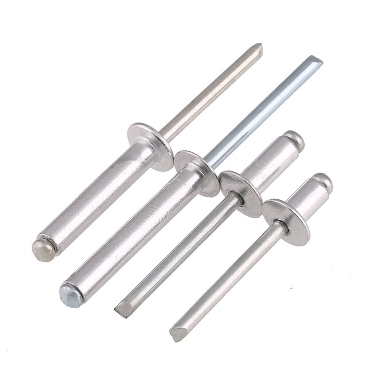 Core aluminum rivet round head aluminum pull nail national standard core rivet pull rivet specification wholesale series 50PCS