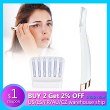 Electric Eyebrow Trimmer Face Razor For Women Portable Painless Hair Removal Eye Brow Female Epilator with Replace Head