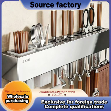 Kitchen knife and chopstick storage rack