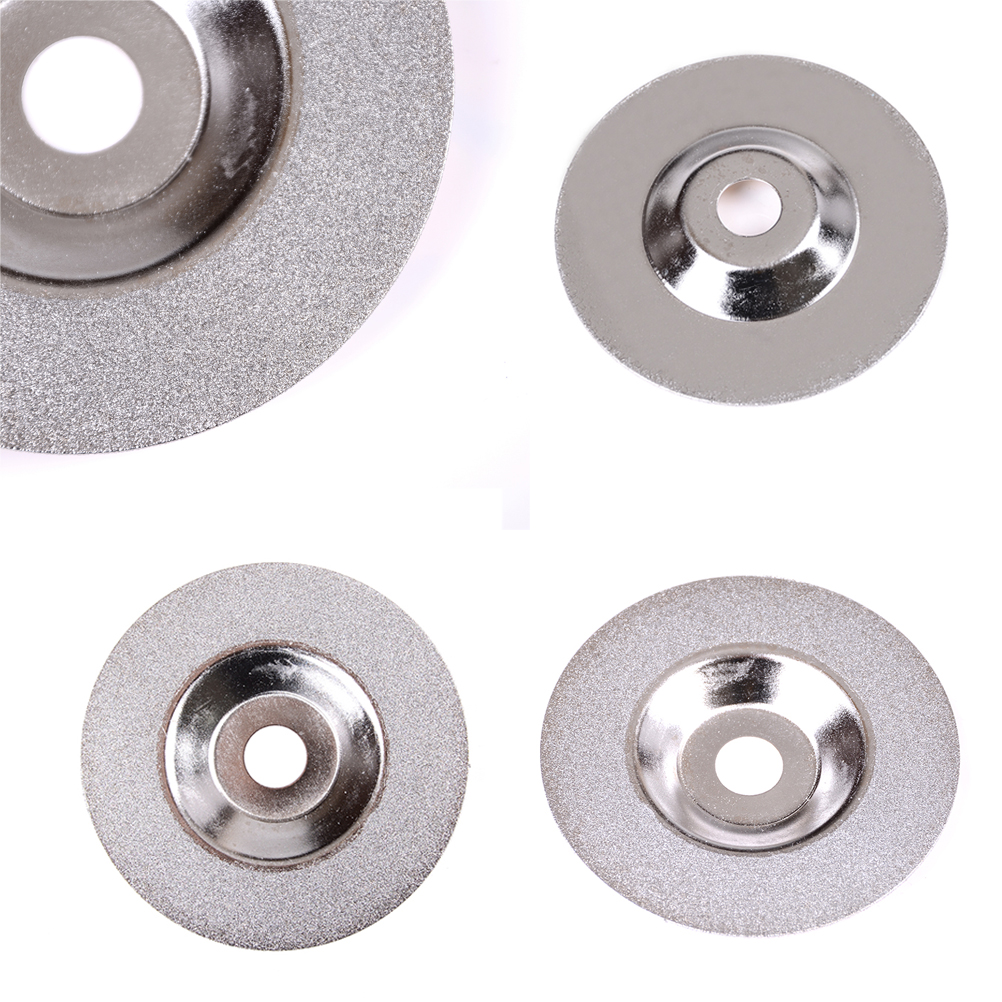 1PCS Diamond coated Grinding Polishing Grind Disc Saw Blade Rotary Wheel Silver Tone 100mm