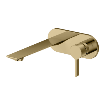 Single lever basin mixer for concealed installation