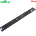 Multifunctional PCB Ruler EDA Measuring Tool High Precision Protractor 15CM 20CM 25CM Black