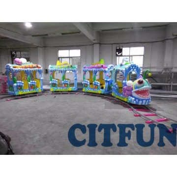 Animal train Children Game playground equipment Amusement Park Ride for 14 players HC-002D