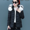 2020 new Women parkas jackets with big fur windproof casual warm girls coat outwear jacket 4 colors size M-3XL