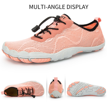 Aqua Shoes Women Barefoot Shoes Beach Shoes Upstream Shoes Breathable Sport Shoes Quick Drying River Sea Water Sneakers Hiking