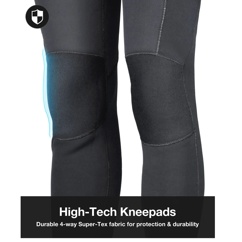 Mens 4 3mm Chest Zip Wetsuit Gbs