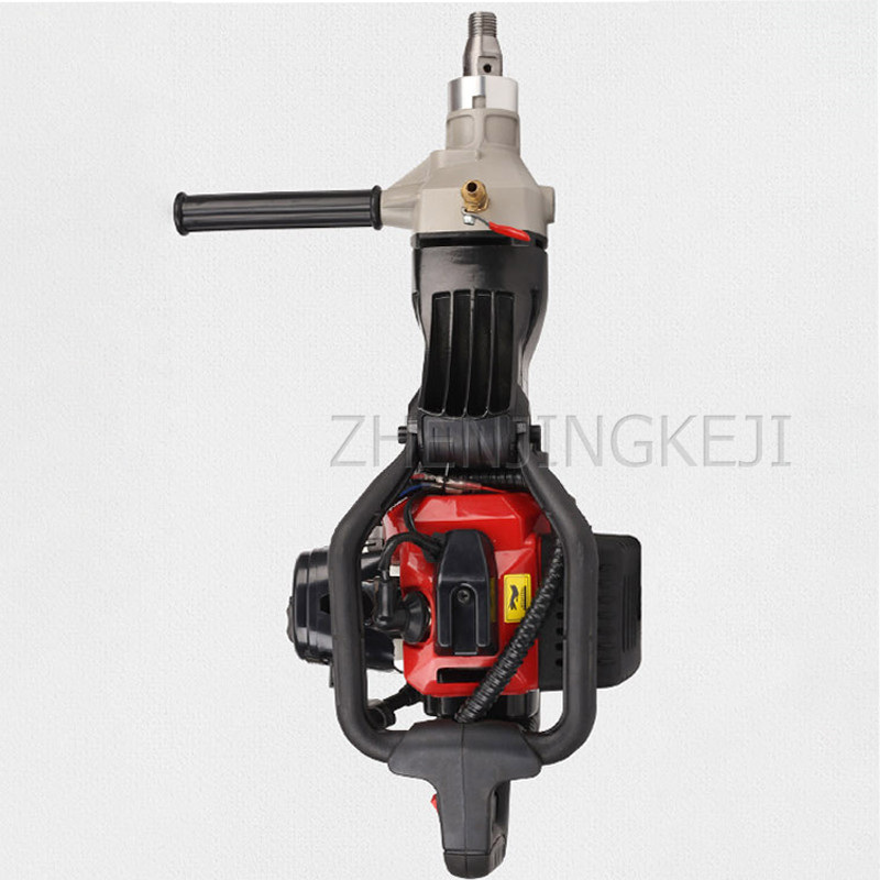 130 Engineering Gasoline Drill Petrol Pickaxe Stone Borehole Equipment Petrol Portable Electric Pick Water Rig Reaming Tools