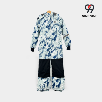 Kids Winter One Piece with Trendy Abstract Designs