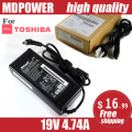 MDPOWER For TOSHIBA Satellit C660 E205 E206 C875 C875D Pro P840 P845 laptop power supply power AC adapter charger cord 19V 4.74A