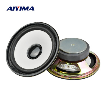 AIYIMA 2PCS 2Ohm 5W Audio Speaker 4 inch 100mm Woofer Bass low Frequency Altavoz Round loudSpeaker DIY Home Theater Sound System