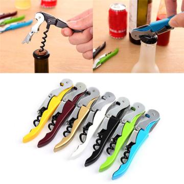 Stainless Steel Bottle Opener Wine Corkscrew Beer Bottle Can Remover Cutter Home Barware Kitchen Tools Bar Openers Accessoires