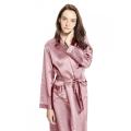 19 Momme Classic Full Length Silk Robe Bathrobe Oblique V-Neck Short Kimono Robe Bridesmaids Robe S-XXXL