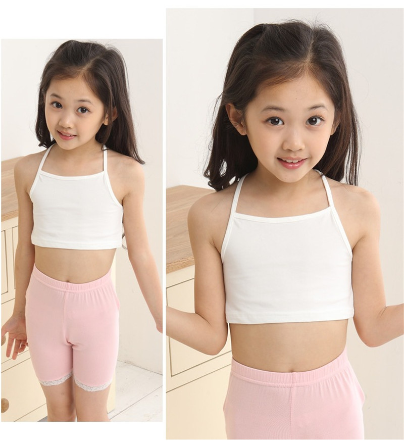 Girls camisole girl cotton vest child world of tank girls underwear candy color girls tank tops kids clothing models