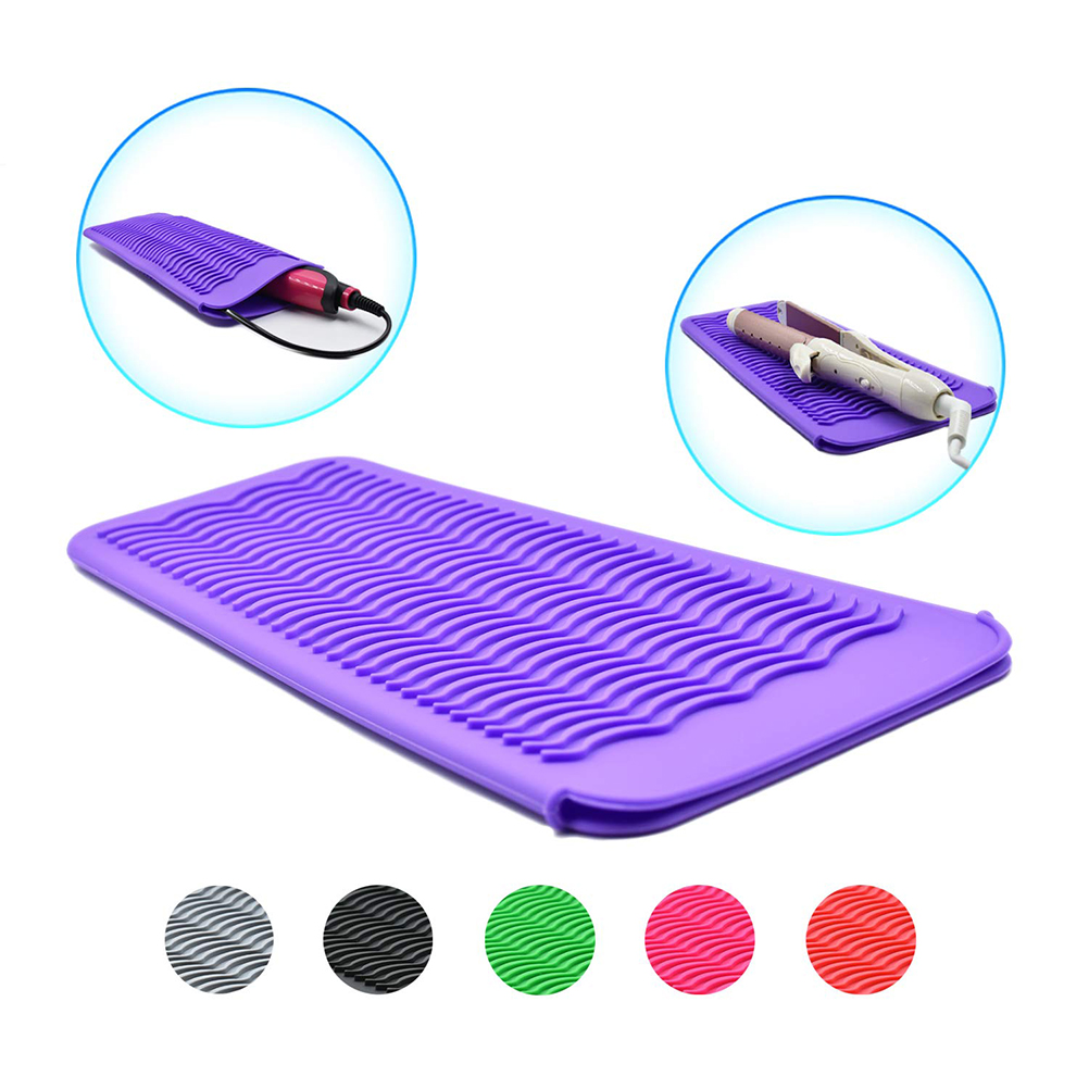 Curler silicone heat-resistant heat insulation storage sleeve for curler straight hair non-slip insulation storage sleeve tool