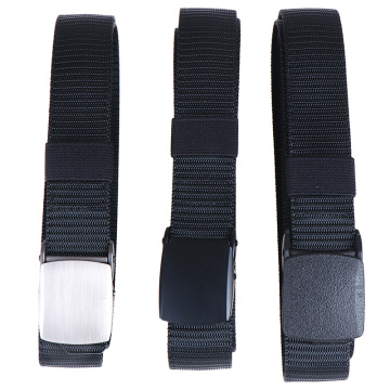 1PCS Men and Women Plastic Buckle Nylon Canvas Wallet Belts Outdoor Zipper Hidden Wallet Safety The Tactical Belt