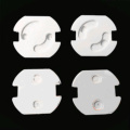 5pcs EU Power Socket Electrical Outlet Baby Kids Children Safety Protection Anti Electric Shock Plugs Protector Rotate Cover