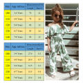 Fashion Girl Green Leaf Printing Romper Clothes Girls Summer One Pieces Outfits Children Clothing