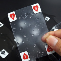 55pcs PVC Plastic Waterproof Novelty Clear Deck Transparent Poker Playing Cards
