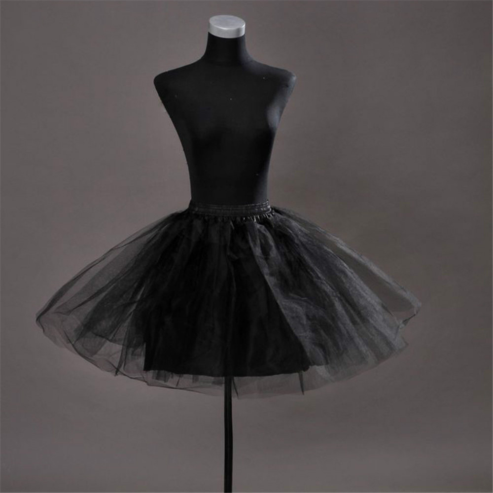 Wholesale No Hoop Short Tulle Petticoat for Short Ball Dresses Hot Sale High Quality Wedding Petticoat Wedding Accessories CQ3