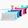 Fashion New Air Inflatable Pillow Outdoor Portable Folding Double Sided Flocking Cushion for Travel Plane Hotel Hot Worldwide