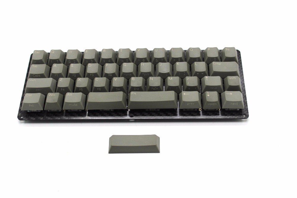 YMDK 40% Customized Thick PBT Cherry Profile OEM Profile Keycap Keyset For 40% AMJ40 Mini Cute Mechanical Keyboard Free shipping