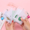 1PC Quality PVC Material Double Card ID Badge Case Clear Bank Credit Card Badge Holder Accessories