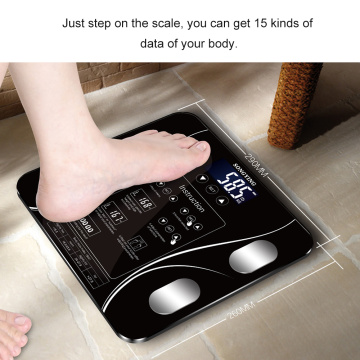Body Fat Scales Intelligent Electronic Weight Scale High Precision Digital BMI Scale Water Mass Health Body Composition Analyzer