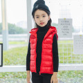 Warm Cotton Baby Boys Girls Vest Child Waistcoat Children Outerwear Hooded Winter Coats Kids Clothes For Age 3-12 Years Old
