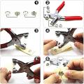 9.5MM Metal Snaps Buttons Pliers Set Buttons Fasteners Press Studs Poppers Baby Romper Buckle Snap+1pc Plier Tool
