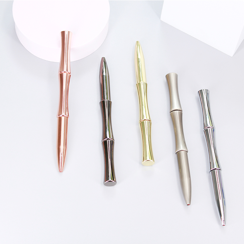 JNMZAUM brand5 color metal pens silver gold grey black gel pen student ballpoint pen business promotional gift pen set brass