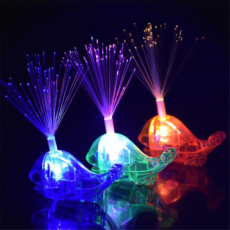 Cute Whale Led Ring Kids Toy Finger Lights Luminous Flash Light Up Glow In The Dark Toys Party Favors Gift Magic toys