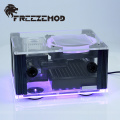 FREEZEMOD Notebook Water Cooler Kit External Water Cooling Integrated Laptop Kit MOD RGB Temperature LCD Mini Watercooling set