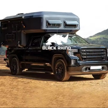 Electric Brake expedition new design pickup 4x4 truck camper fiberglass camper for pickup pickup