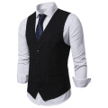 Men Suit Vest Europe Size 2019 Spring Autumn Business Casual V-neck Vest for Men Waistcoat