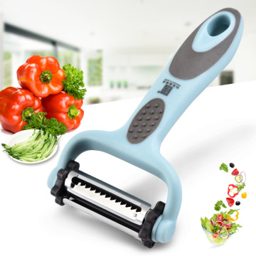 2020 New Stainless Steel Multi-function Vegetable Peeler Cutter Julienne Peeler Potato Carrot Grater Kitchen Tool Slicer