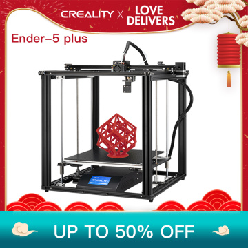 CREALITY 3D Ender-5 Plus 3D Printer Touch Screen 350*350*400MM BL touch Levelling With Resume Print Filament Sensor