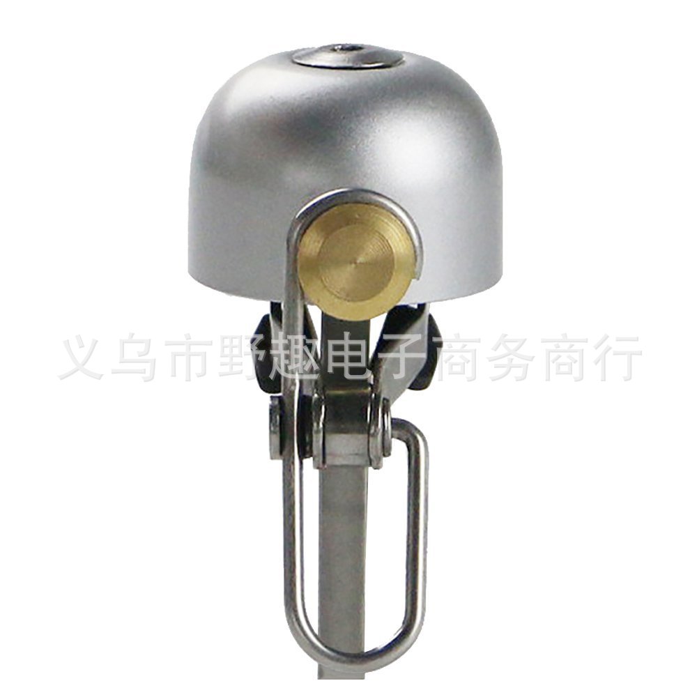 Folding Retro Bicycle Bell Stainless Steel Bike Ringer MTB Road Bike Horn Handlebar Ring Loud Sound Cycling Alarm Accessories