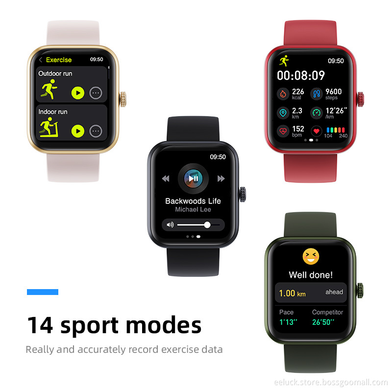 Smart Fitness Watch Heart Rate Sleep Monitoring Color Smartwatch Bar Smart Watch B